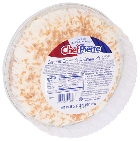 Pie Coconut Creme De La Cream W/ Domes 10