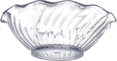Dish Plastic Berry Clear Tulip 5 Oz