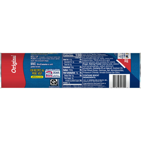 General Mills Pillsbury Crescent Roll, 8 Ounce -- 12 per case.