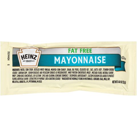Heinz® MAYONNAISE FAT FREE SINGLE SERVE PACKET 543300/78000756