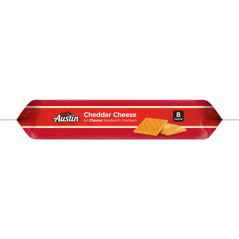 Cracker Cheese Cheddar Sandwich Square Ss Sleeve