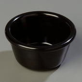 Carlisle RAMEKIN SMOOTH MELAMINE BLACK 6 OZ