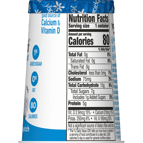 Yoplait Light Blueberry Yogurt, 6 Ounce -- 12 per case.