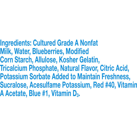 Yoplait Light Blueberry Yogurt, 6 Ounce -- 12 per case.