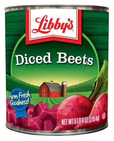 Libby's Diced Beets, 104 ounce -- 6 per case