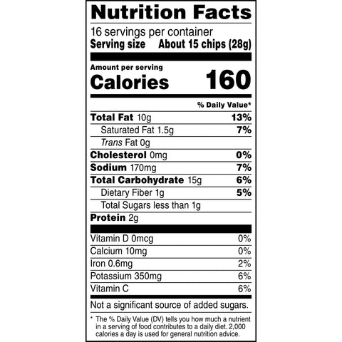 Chip Potato Regular Bulk