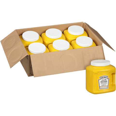 Heinz Yellow Mustard Jug, 104 ounce -- 6 per case