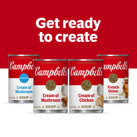 Campbells Condensed Cream of Asparagus Soup - 10.75 oz. can, 12 per case