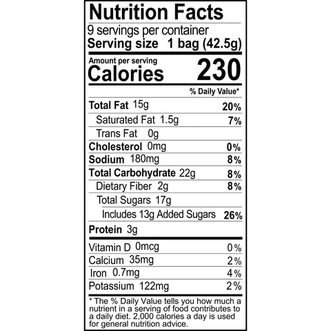 Snack Mix Glazed Maple Pecan Ss Bag
