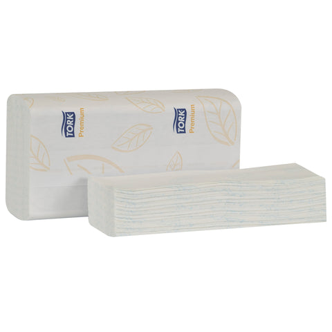 Essity Tork Premium Soft Xpress White 2-Ply 3-Panel Multifold Paper Hand Towel -- 2160 per case