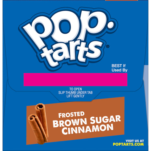 Kelloggs Pop-Tarts Frosted Brown Sugar Cinnamon Toaster Pastries, 13.5 Ounce -- 12 per case