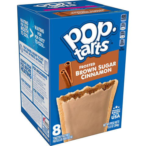 Kelloggs Pop-Tarts Frosted Brown Sugar Cinnamon Toaster Pastries, 13.5 Ounce -- 12 per case