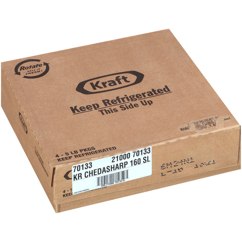 Kraft CHEESE CHEDASHARP PULLMAN SLICED 160 CT