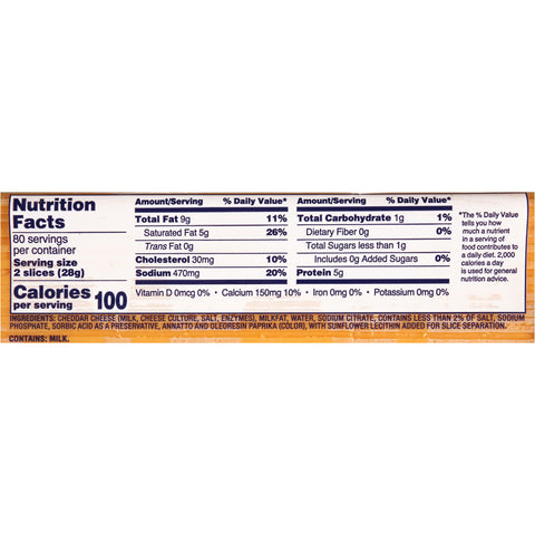 Kraft CHEESE CHEDASHARP PULLMAN SLICED 160 CT