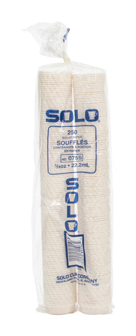 Cup Paper Portion Souffle White .75 Oz