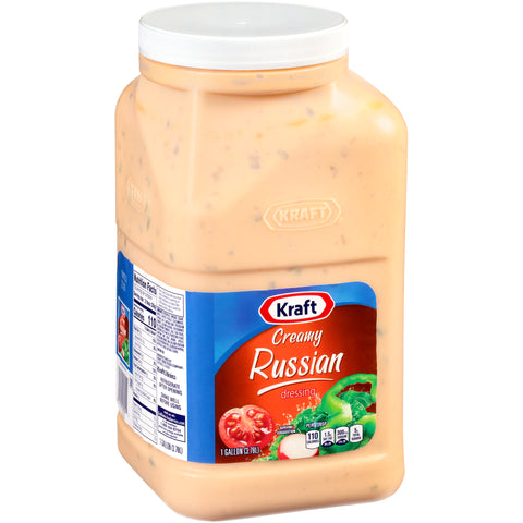 Kraft Creamy Russian Dressing, 1 Gallon -- 4 Case
