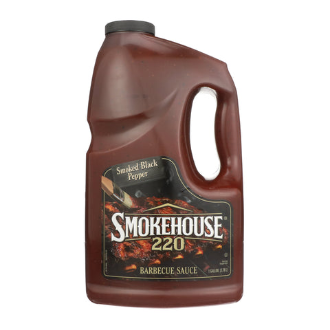 Smokehouse Smoked Black Pepper Barbecue Sauce Jug, 1 gallon -- 2 per case