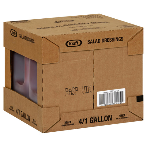 Dressing Kraft Free Raspberry Vinaigrette 4 Case 1 Gallon