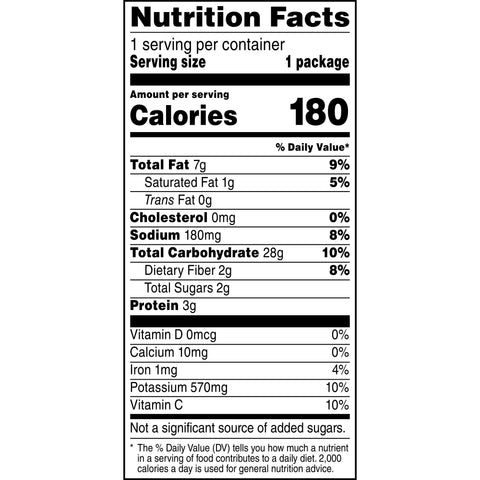Lays Kettle Cooked Sea Salt and Vinegar Potato Chips, 1.375 Ounce -- 64 per case.