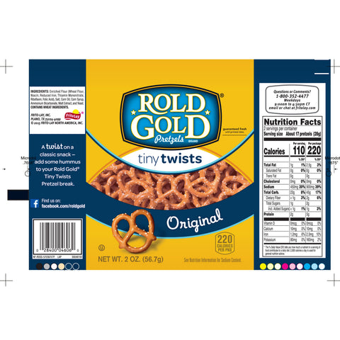 Rold Gold® PRETZEL LARGE SINGLE SERVE CLASSIC TINY TWISTS
