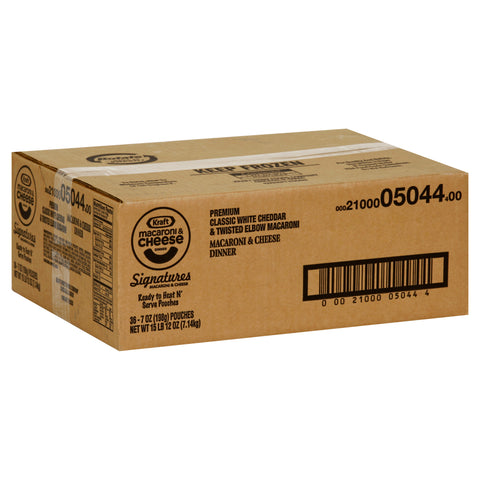 Kraft White Cheddar Macaroni and Cheese Pouches, 7 Ounce -- 36 per case