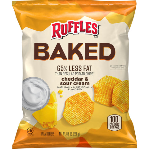 Chip Ridged Potato Crisps Cheddar Sour Cream