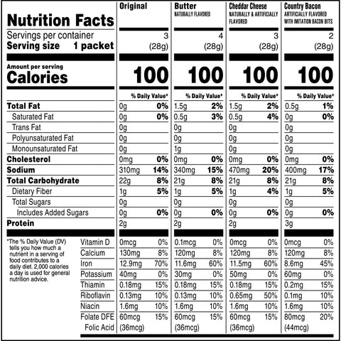 Quaker® GRITS INSTANT VARIETY PACK