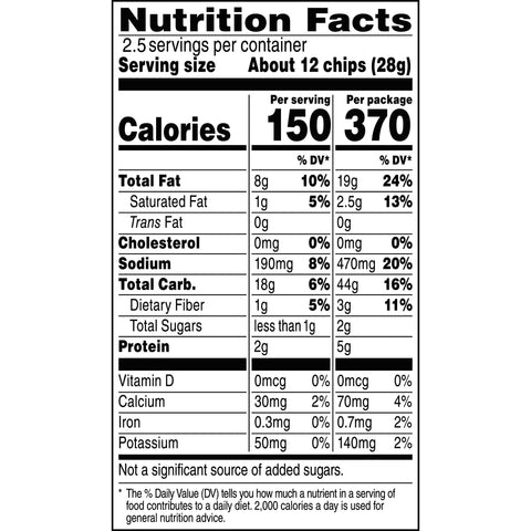 Doritos Cool Ranch Tortilla Chips, 2.5 Ounce -- 24 per case