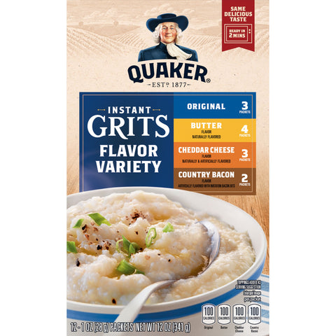 Quaker® GRITS INSTANT VARIETY PACK