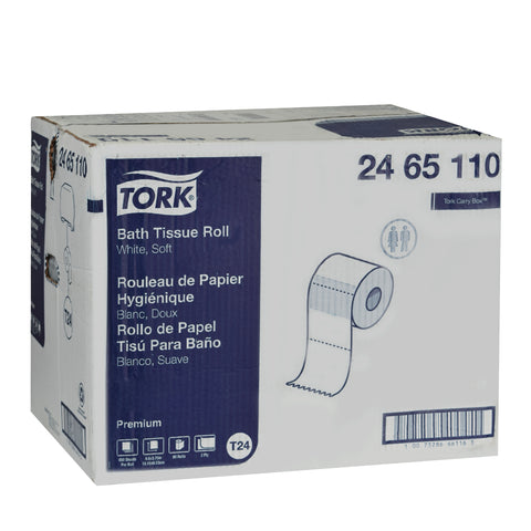 Tork Premium TISSUE BATH PREMIUM WHITE 2-PLY 4X4.35