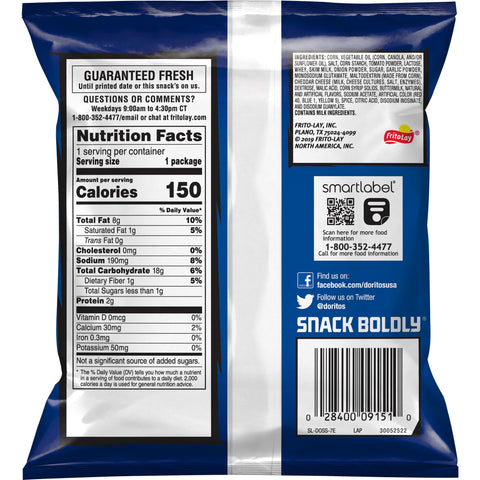 Chip Tortilla Cool Ranch Single Serve
