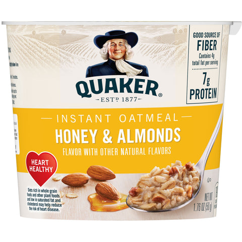 Quaker® OATMEAL INSTANT HONEY & ALMOND