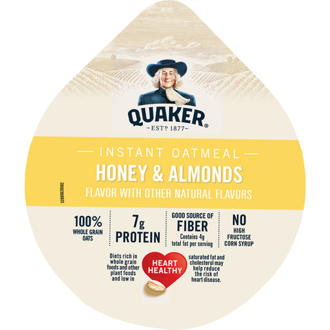 Quaker® OATMEAL INSTANT HONEY & ALMOND