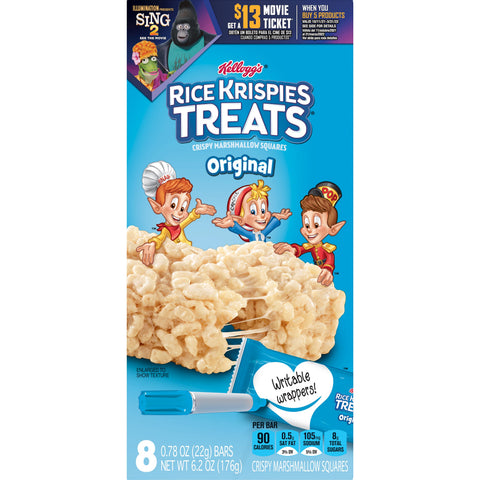 Kelloggs Rice Krispies Treats Original Snack Bar, 0.78 Ounce -- 96 per case