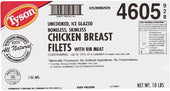 Tyson® CHICKEN BREAST 5OZ FROZEN I/F B/S