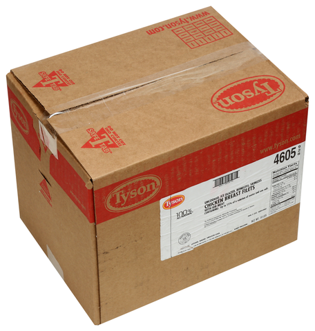 Tyson® CHICKEN BREAST BONELESS SKINLESS MARINATED 15% IQF RTC 5 OZ 10046050928