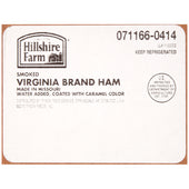 Hillshire Farm® HAM SMOKED VIRGINIA BRAND HAM WATER ADDED COATED W/ CARAMEL COLOR 10711660414