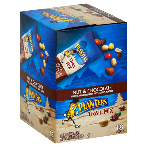 Snack Trail Mix Planters Tube Chocolate