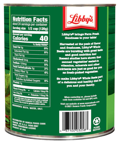 Libby's® BEET WHOLE 100CT