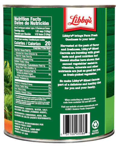 Libby's® CARROT SLICED MEDIUM LOW SODIUM