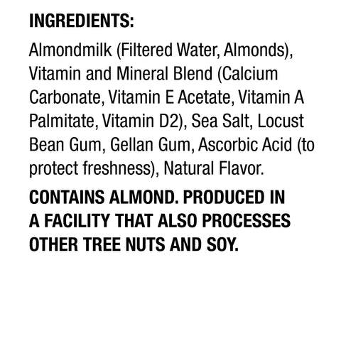 Silk Unsweetened Pure Almond Milk, 64 Ounce -- 6 per case.
