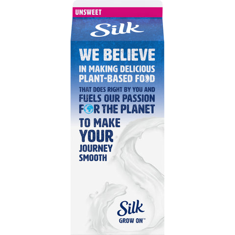 Silk Unsweetened Pure Almond Milk, 64 Ounce -- 6 per case.