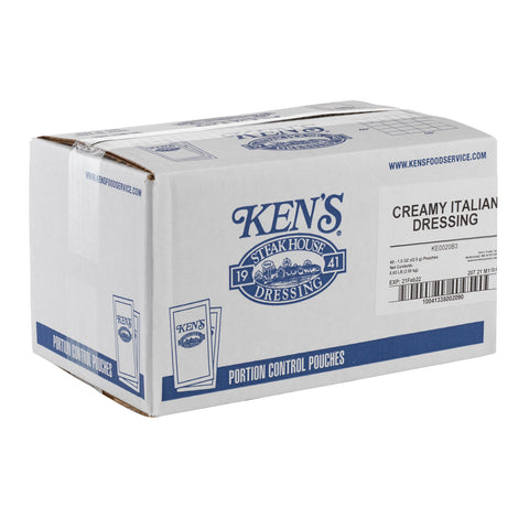 Ken's Foods DRESSING ITALIAN CREAMY SINGLE SERVE POUCH