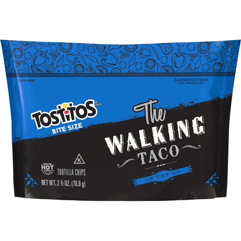 Tostitos Bite Size Walking Taco Tortilla Chips, 2.5 Ounce -- 18 per case.