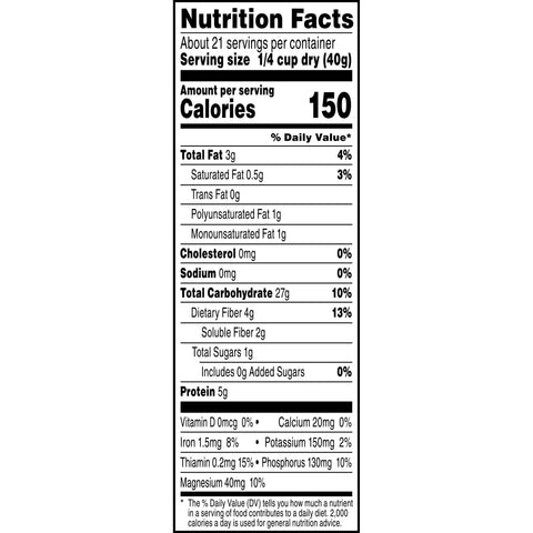 Quaker® OATMEAL STEEL CUT CANISTER