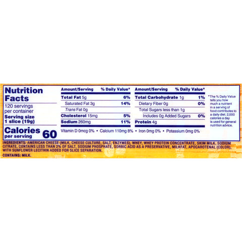Kraft Velveeta Regular Sliced Cheese, 5 Pound -- 4 per case.