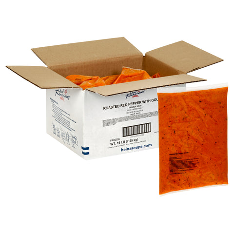 Chef Francisco Roasted Red Pepper and Gouda Soup, 4 Pound -- 4 per case