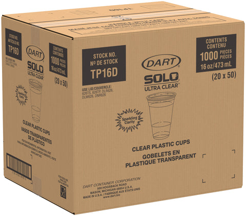 Fiddlesticks CUP PLASTIC CLEAR CUSTOM 16 OZ