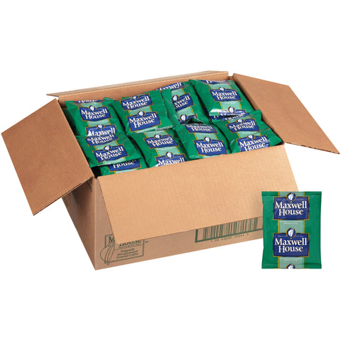 Maxwell House Decaffeinated Super High Yield Coffee - 1.25 oz. fractional pack, 128 packs per case