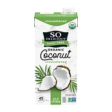So Delicious Organic Unsweetened Coconut Milk Beverage, 32 Fluid Ounce -- 12 per case
